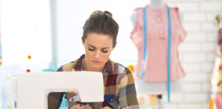 Maszyna do szycia w domu